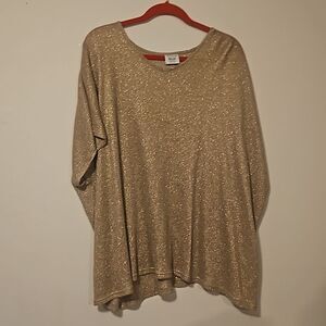 One sized Anna & Ava womanPull on Kimono Gold